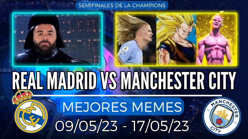 Los mejores memes de las semifinales Real Madrid vs Manchester City de la Champions 2023